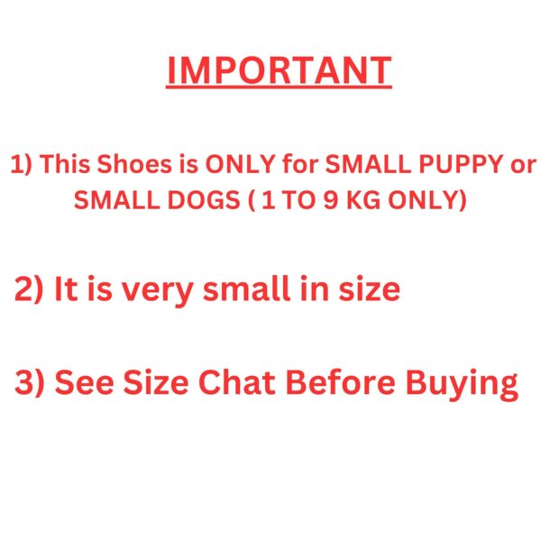 Dog Shoes – for Small Dogs Shih tzu Waterproof Small Dogs pet Boots paw Protector for All Seasons (Size 5)
