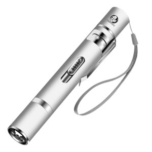 Foodie Puppies 3 in 1 USB Laser Pointer Cat Teasing Toy with 5 Adjustable Patterns I Pet Chaser Tease Stick Pointer Toys for Cats, Kitten, Puppies & Dogs I Fun Exercise & Training for Indoor & Outdoor