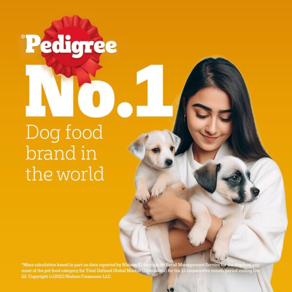 Pedigree Puppy Dry Dog Food, Chicken & Milk, 3kg Pack