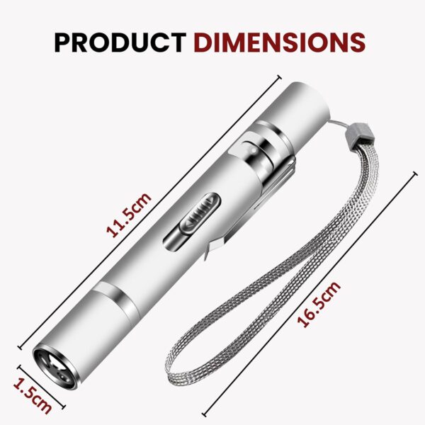 Foodie Puppies 3 in 1 USB Laser Pointer Cat Teasing Toy with 5 Adjustable Patterns I Pet Chaser Tease Stick Pointer Toys for Cats, Kitten, Puppies & Dogs I Fun Exercise & Training for Indoor & Outdoor