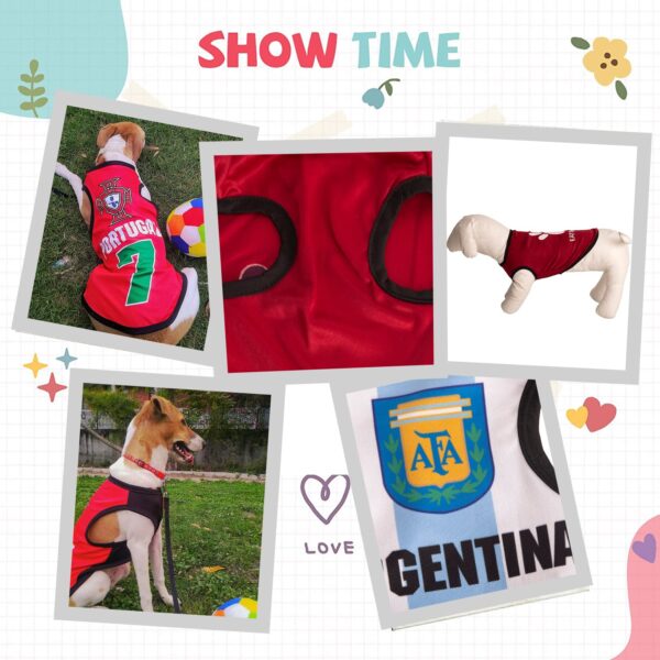 Pet Shirts Pet Printed Clothes with Funny Letters Summer Pet T Shirts Cool Puppy Shirts Breathable Pet Outfit Soft Pet Sweatshirt for Pets (Blue, 16 INCH)