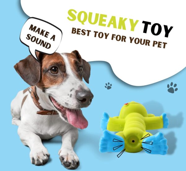 Foodie Puppies Interactive Latex Squeaky Chew Dog Toy – (Green Monkey, 20cm) | Small to Medium Dogs & Puppies | Durable, Rubber, Non-Toxic, Animal Design Playing & Fetching Pet Toy | Reduce Anxiety
