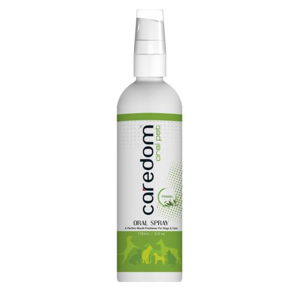 Caredom Oral Pet Spray | Fennel Mouth Fresheners for Dogs & Cats | 100ml