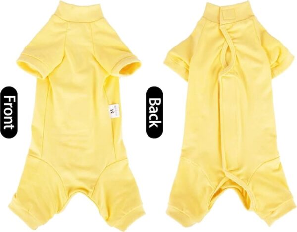 KUTKUT cotton Kitten Recovery Suit for Abdominal Wounds & Skin Diseases,Breathable Surgical Recovery Shirt After E-Collar Alternative for Small Kitten(SIZE:XS, Chest:28-32cm, 1 count)