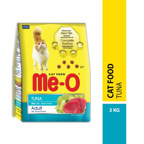 Me-O Adult Dry Cat Food Tuna Flavour 3 Kg