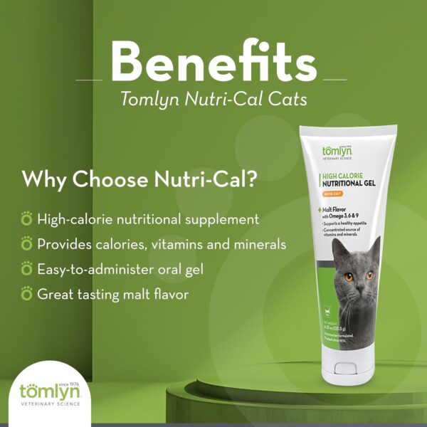 Nutri-Cal for Cats High Calorie Dietary Supplement, 4.25-Ounce Tube