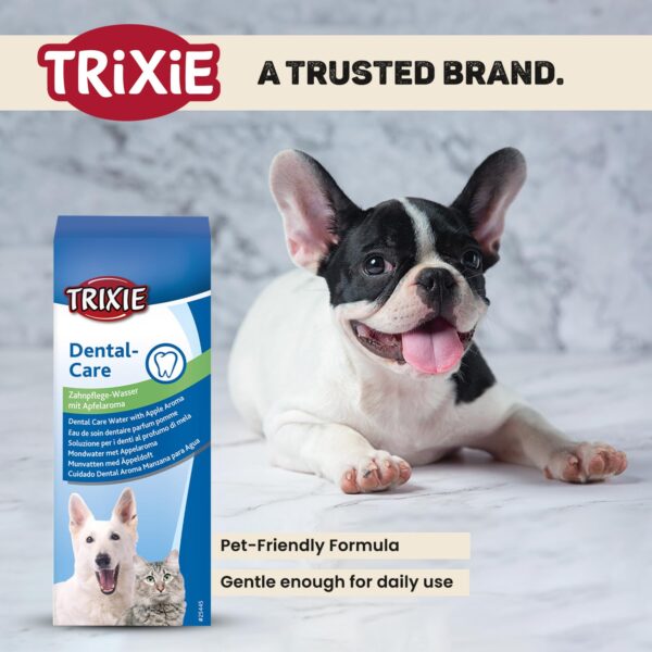 Trixie Apple Flavoured Water Additive Dental Care Liquid for Dogs and Cats, 300 ml