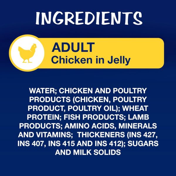 Purina Felix with Chicken in Jelly | Wet Food for Adults | Complete and Balanced Kitten Food, Pack of 12 Pouches (12 x 85 g)