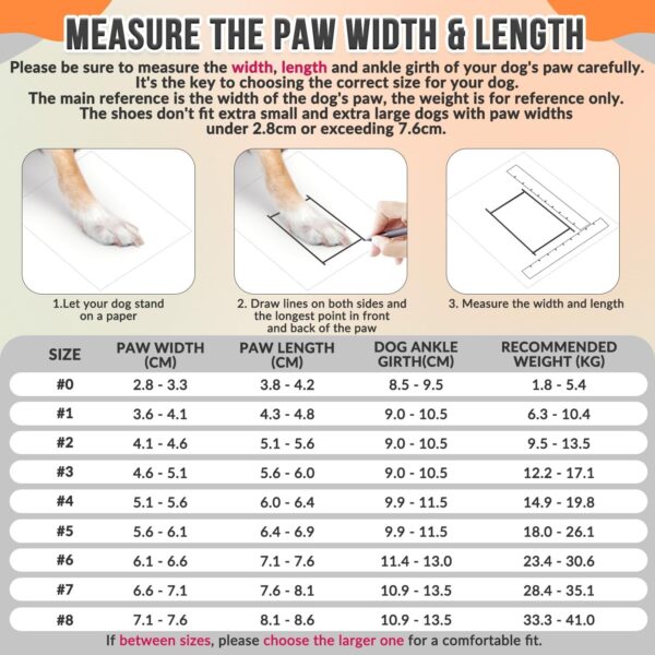 RETOLIT Dog Shoes Paw Protector – Comfortable Adjustable Non-Slip Small Medium Large Dog Boots for Injured Paws, Reflective Summer Dog Walking Shoes for Shih Tzu Labrador Adult Golden Retriever(size8)