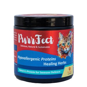 Georgic Everyday Cat Supplement Topper | Omega 3 & 6, Amino Acids | Immunity Booster| Improves Skin & Coat, Joint Support, Heart & Gut Health | Human Grade Ingredients | All Life Stages |150g