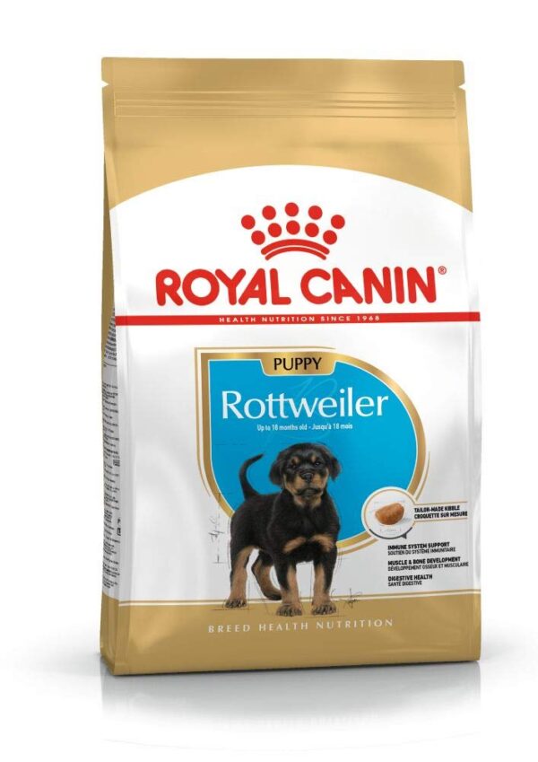 royal canin rottweiler junior pellet dog food variety flavor 3 kg F1
