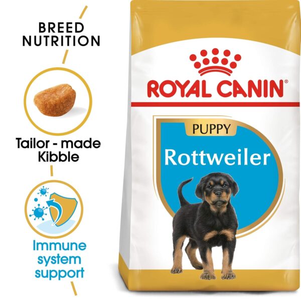 royal canin rottweiler junior pellet dog food variety flavor 3 kg F2