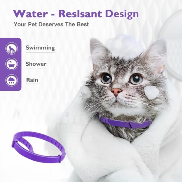 Taily Tails Cat Calming Collar – Pheromone Calming Collar for Cat Anxiety Relief – 60-Day Long-Lasting Waterproof & Adjustable – Stress & Behavior Control