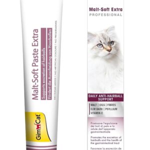 DynamicSales (India) GimCat Malt-Soft Paste Extra - Anti-Hairball Katzensnack frdert Ausscheidung von Haarballen - 1 Tube (1 x 50 g, All Life Stages, cat)