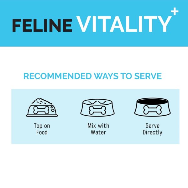 Goofy Tails Feline Vitality+(100Mlx1Pack) Liquid Immunity Booster for Cats, Cat Coat Supplement, Gut Supplement, Boosted with Curcuminoids, Ashwagandha, Prebiotics and Collagen for Cats