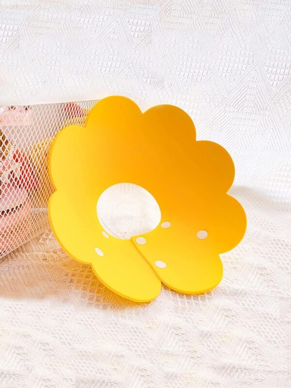 Pets Empire Adjustable Flower Shape Cat Cone Collar - Lightweight Recovery Collar for Small Pets After Surgery: Puppies, Kittens, Dogs, Cats - Soft, Comfortable Design Size - S (Yellow) Pack of 2