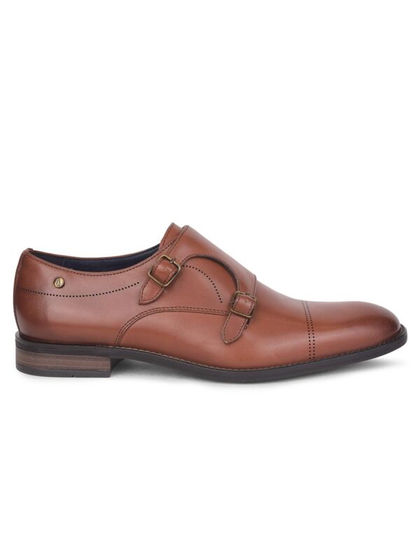 Hush Puppies Mens Bryson Brouge Monk Loafer