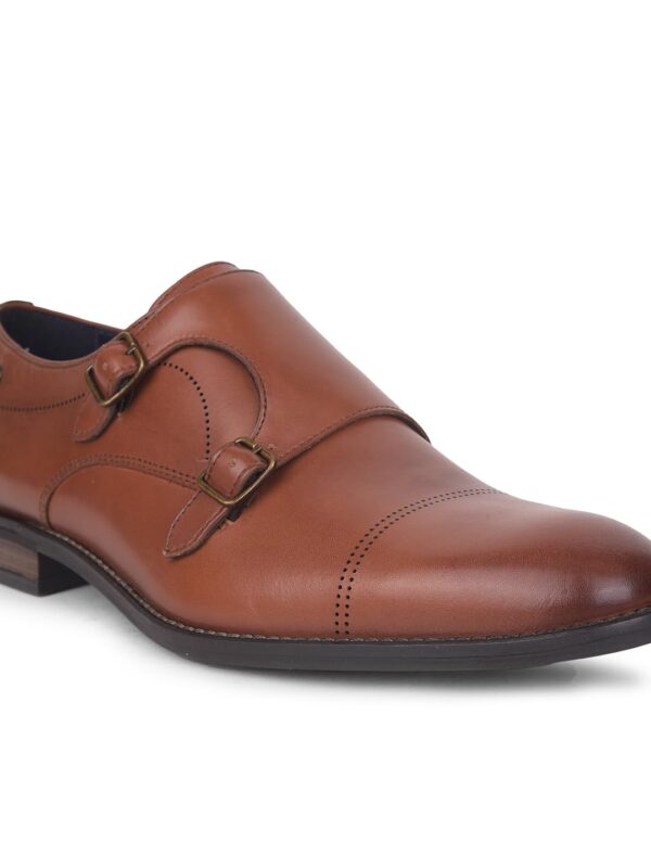 Hush Puppies Mens Bryson Brouge Monk Loafer