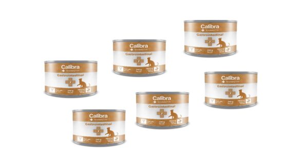 Calibra Gastrointestinal Veterinary Diets Wet Food for Cats, 200g Pack of 6