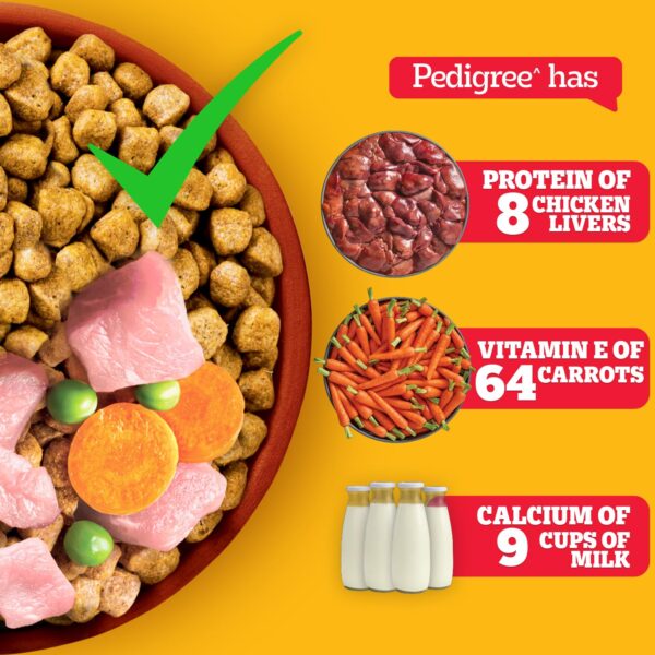 Pedigree Adult Dry Dog Food, Chicken & Vegetables, 20kg Pack