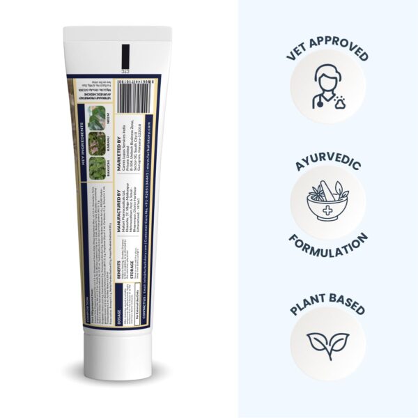 FUR BALL STORY Eczo Pet Ayurvedic Cream for Dogs & Cats 60g | Herbal Ointment with Neem & Bakuchi | Treats Fungal & Bacterial Infections, Itching, Ringworm, Eczema | Vet Recommeded