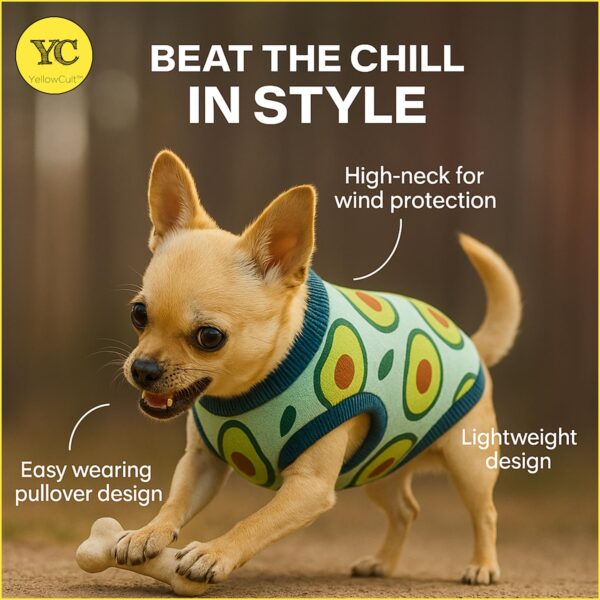 Yellowcult Cute Pet T-Shirt Clothes, Summer Sweetshirts Teddy Pet Random Design mesh Outfit for Small Dog, cat, Puppy, Kitten, Diwali, Festival, Travel, Outing, Photos (XS- Any 1)