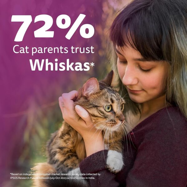 Whiskas Adult (1+ Years) Dry Cat Food, Mackerel Flavour, 7 kg, Contains 41 Essential Nutrients, Complete & Balanced Nutrition for Adult Cats